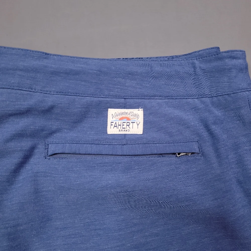$98 FAHERTY All Day Shorts Hybrid Swim Casual Beach Chino Shorts Preppy 40